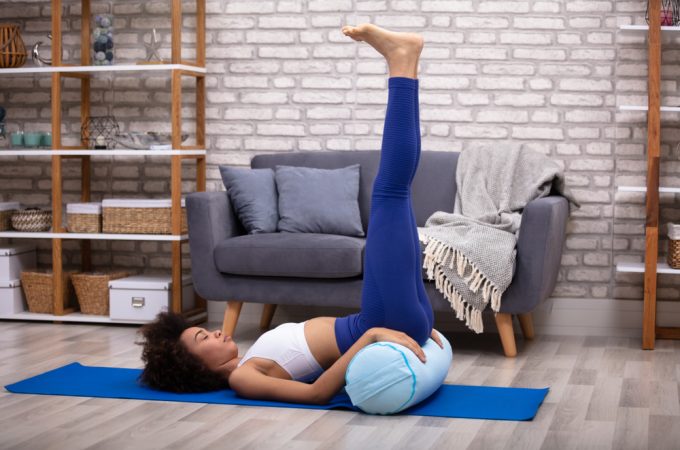 Get yourself a yoga cushion for a comfortable yoga session